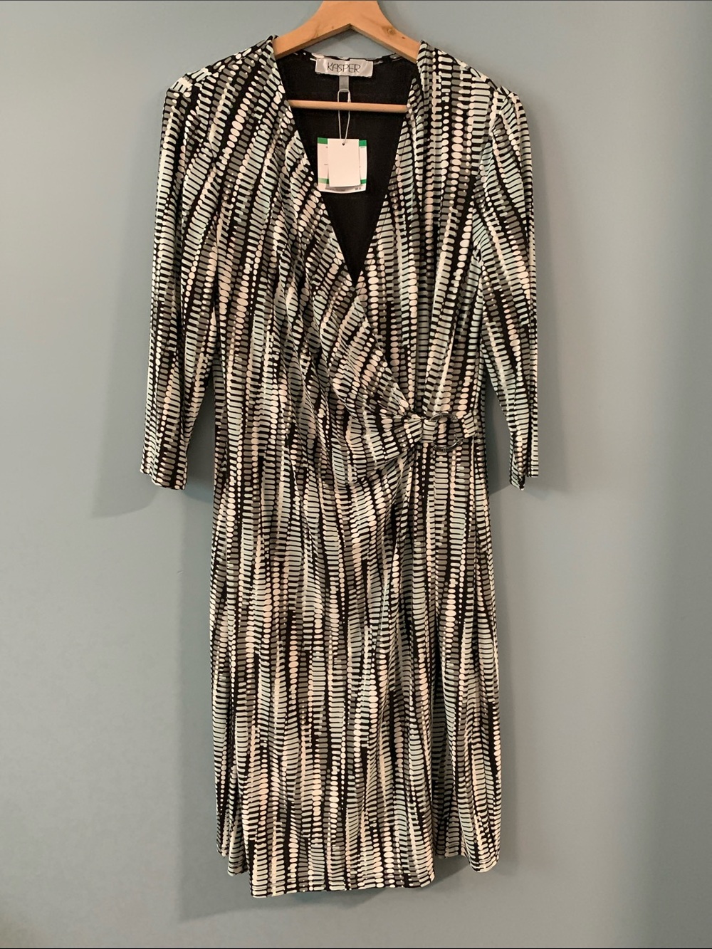 Kasper Wrap Style Midi Dress